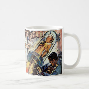 Mug Science-fiction Vintage, Femme Expérience de Labor