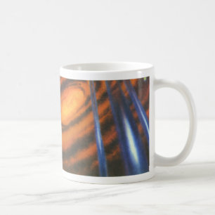 Mug Science-Fiction vintage, Sci Fi Red Galaxy Swirls