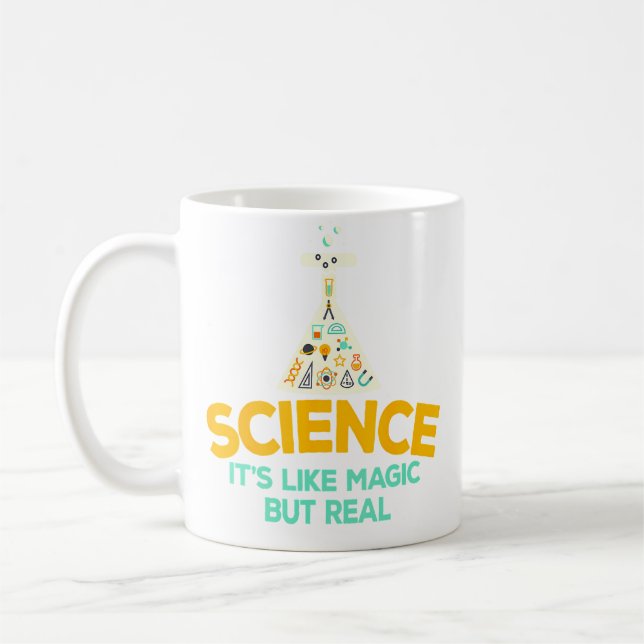 Mug Science It'S Like Magic But Real Kids Scientist Te (Gauche)