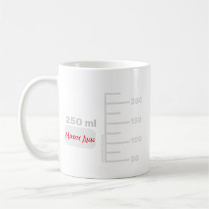 Mug Science Lab Beaker Personnalisé Grand Étiquette 