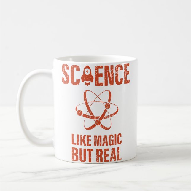 Mug Science Like Magic But Real Tshirt Women Kids Scie (Gauche)
