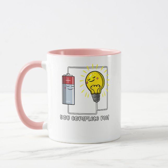 Mug Science Physique Vous Me Complétez Drôle Plaisante (Gauche)