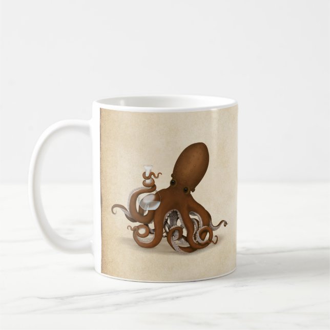 Mug Sciences de la chimie des fioles de verre de pieuv (Gauche)