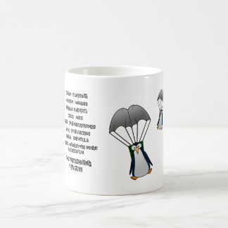 Mug Scientific classification for the parachuting peng