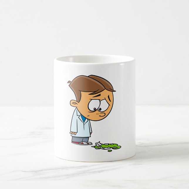 Mug Scientifique Garçon Triste avec Expérience Ratée (Créateur téléchargé)