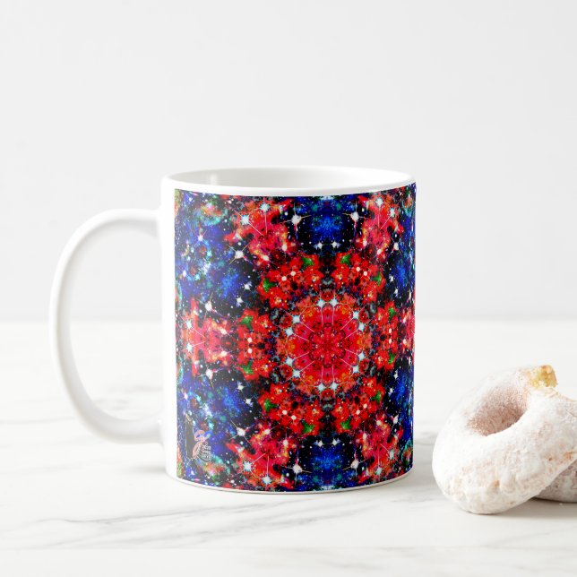 Mug Scintillation Stellar Kaleid (Avec donut)