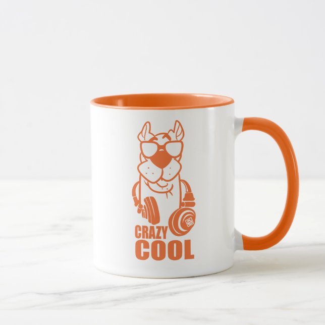 Mug Scooby-Doo "Cool fou" casque graphique (Droite)