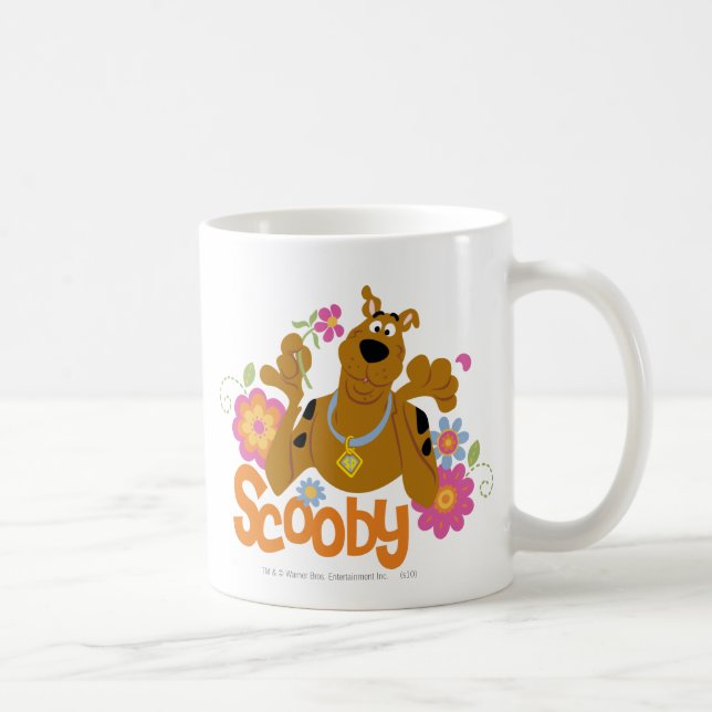 Mug Scooby-Doo En Fleurs (Droite)