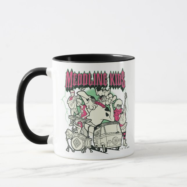 Mug Scooby-Doo et le groupe Gang Meddling Kids Punk (Gauche)