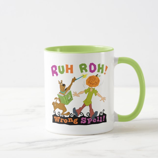 Mug Scooby-Doo | Ruh Roh ! Mauvais sort ! (Droite)