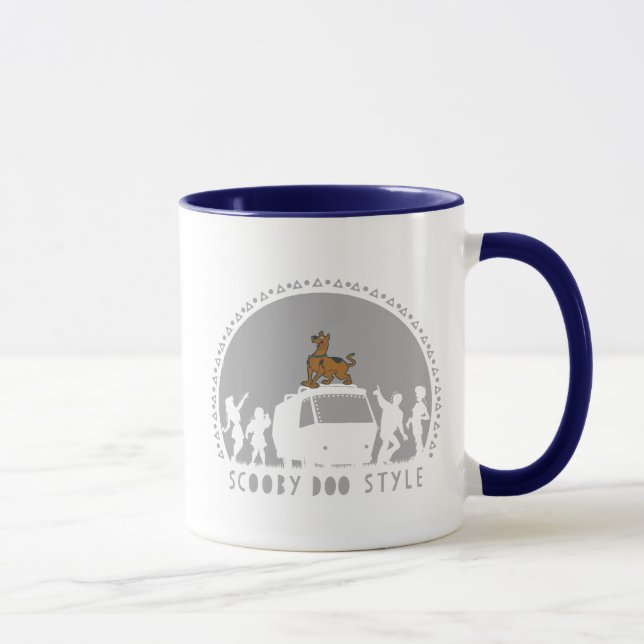 Mug Scooby Doo Style Tribal Van Silhouette (Droite)