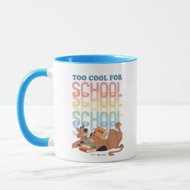 Mug Scooby Doo Trop Cool Pour L'École (Gauche)