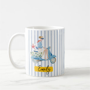 Mug Scooter de bord de mer