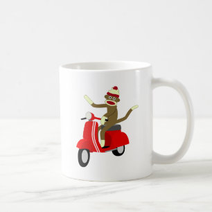 Mug Scooter de singe de chaussette