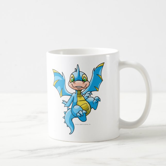 Mug Scorchio bleu curieux (Droite)