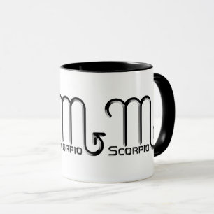 Mug SCORPIO, Conception abstraite du signe zodiaque,