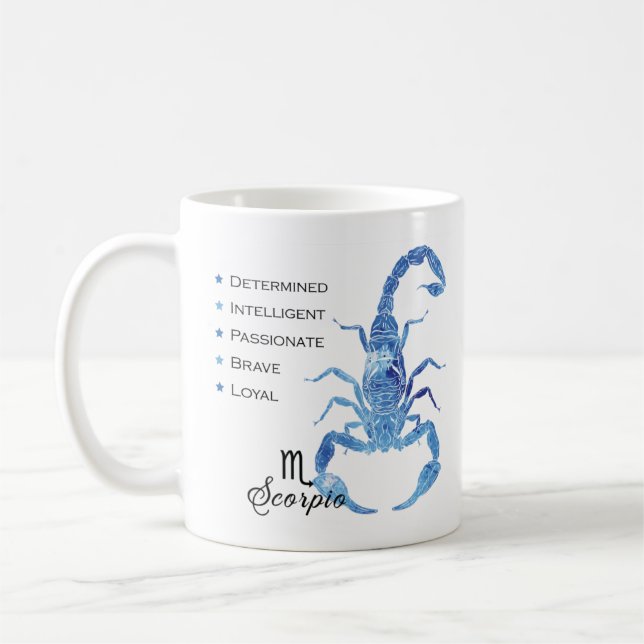 Mug Scorpio Zodiac Traits Musique (Gauche)