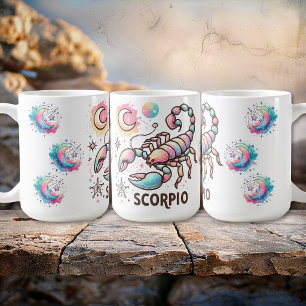 Mug Scorpion coloré Zodiaque Scorpion Astrologie