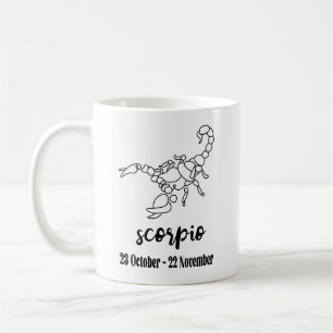 Mug Scorpion, Signes Zodiaques
