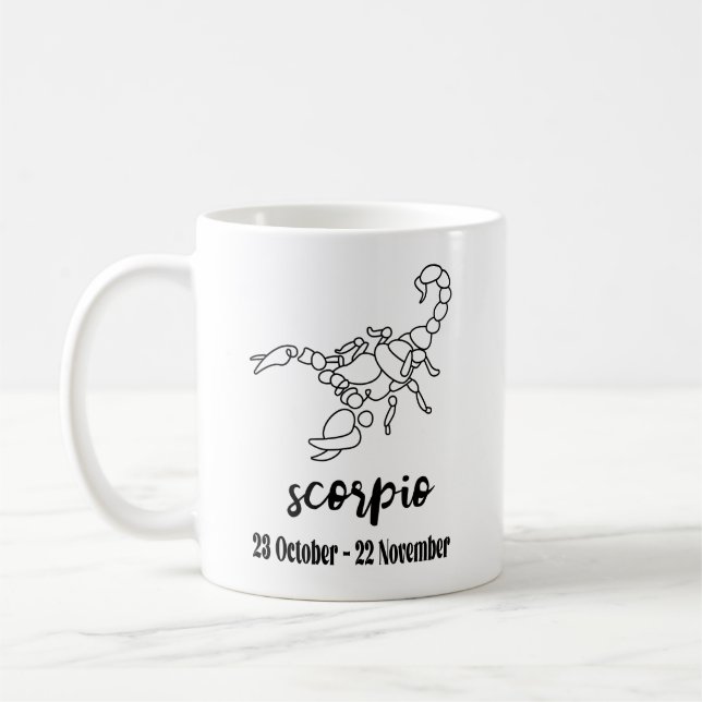 Mug Scorpion, Signes Zodiaques (Gauche)