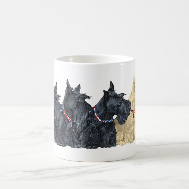 Mug Scotties Alignés (Centre)