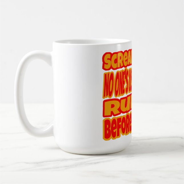 Mug Scream & Run  (Gauche)