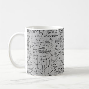 Mug scribbles mathématiques