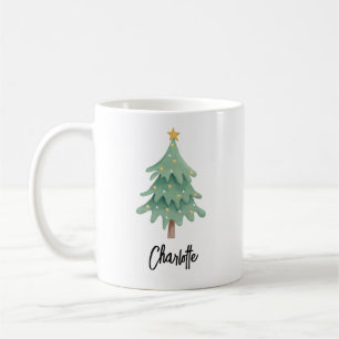 Mug Script de Noël personnalisé