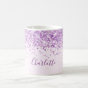 Mug Script de nom rose pâle