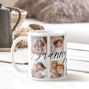 Mug Script Granny moderne   Collage photo pour petits 