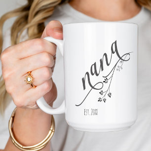 Mug Script moderne nana Année établie