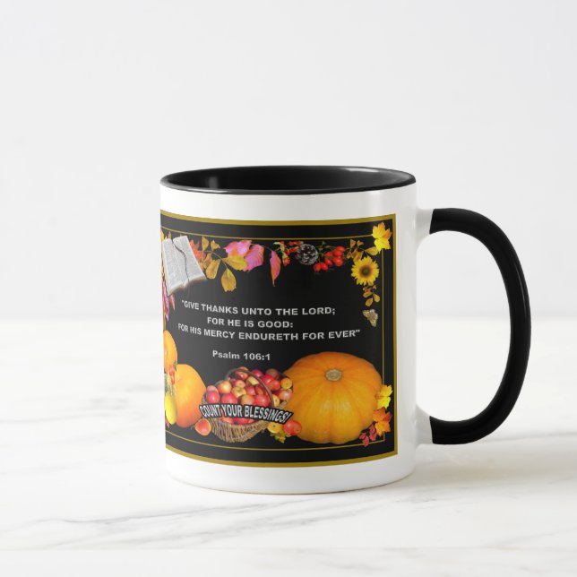 MUG SCRIPTURE MERCI (Droite)