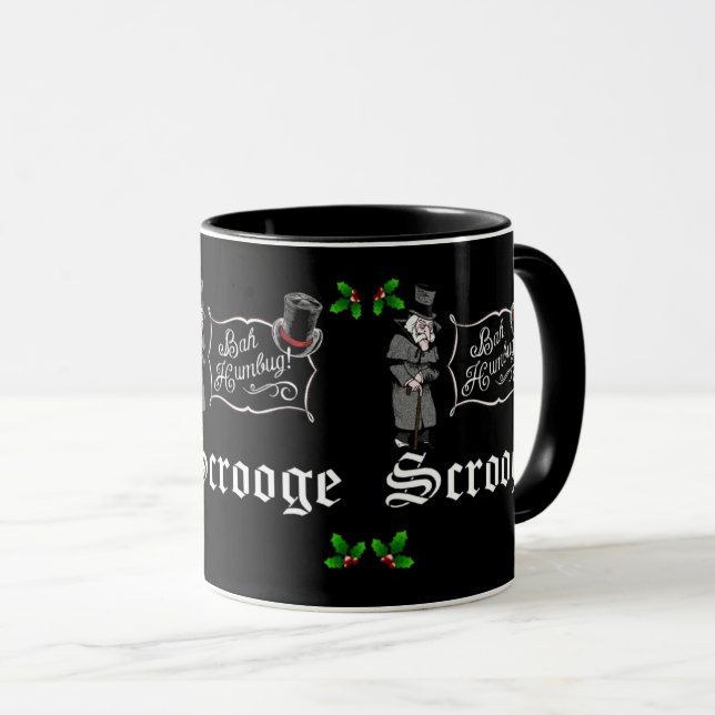 Mug SCROOGE Cadeau de Noël (Devant droit)