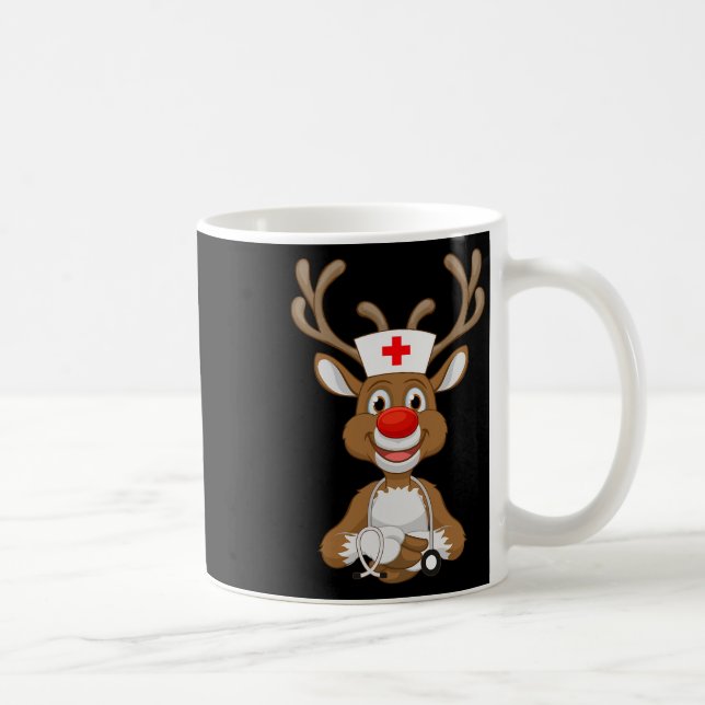Mug Scrub de Noël Top Reindeer Scrubs Gants en caoutch (Droite)