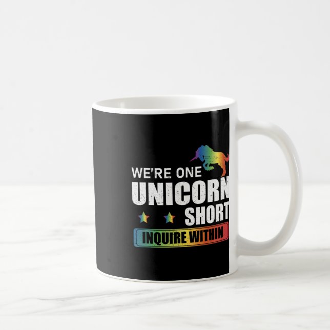 Mug Se renseigner au sein de drôle Polyamory Unicorn c (Droite)
