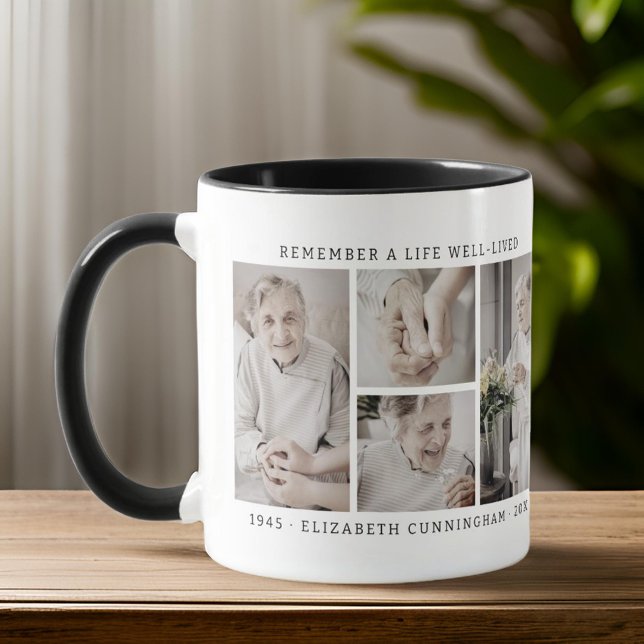 Mug Se souvenir d'une vie moderne simple 4 photo Colla (Créateur téléchargé)