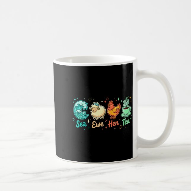 Mug Sea Saying Ewe Quote Tea Hen Journey (Droite)