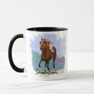 Mug  “Seabiscuit” – Champion Horse - Personalize Your