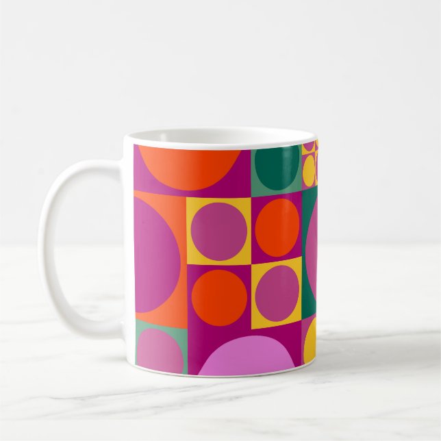 Mug Seamless abstract geometric background pattern,  r (Gauche)