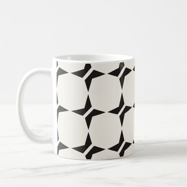 Mug seamless lattice pattern. Modern stylish texture.  (Gauche)