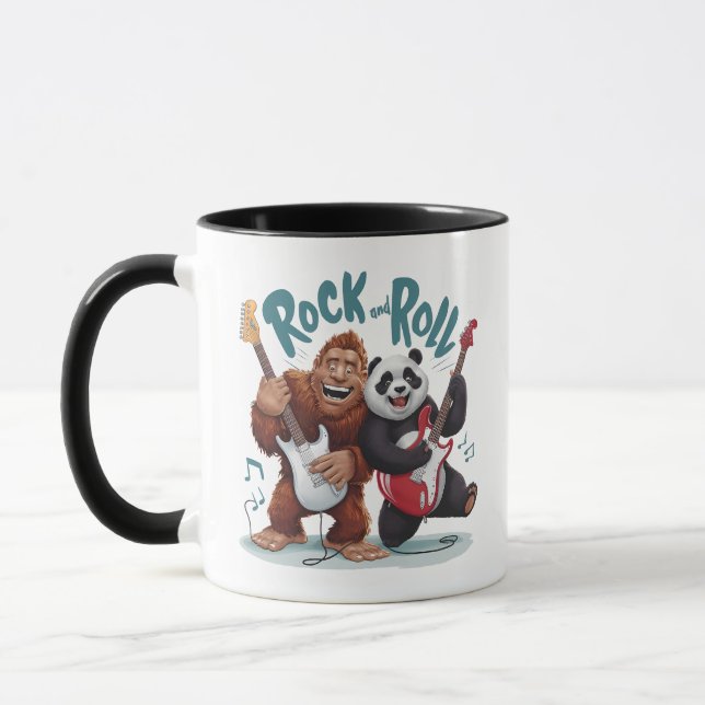 Mug Séance Rock And Roll Big Foot Et Panda Jam (Gauche)