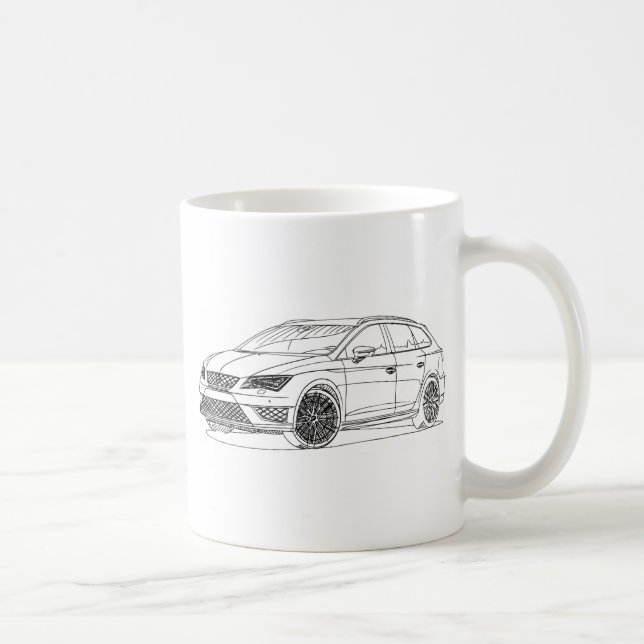 Mug Seat LeonST Cupra 2015 (Droite)