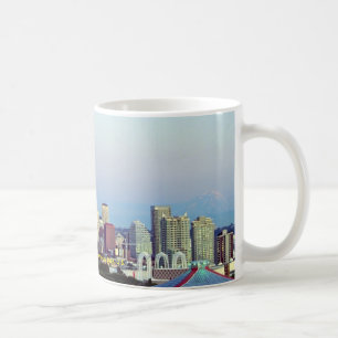 Mug Seattle avec le mont Rainier, l'état de
