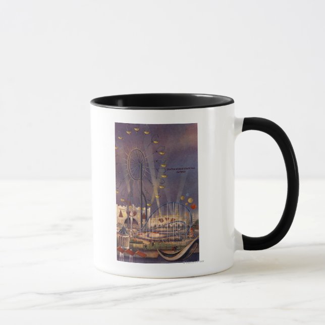 Mug Seattle, Washington1962 Poster de l'Exposition Uni (Droite)