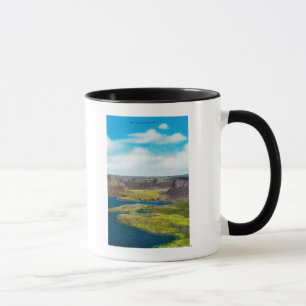 Mug Séchez le parc d'état d'automnes, barrage grand