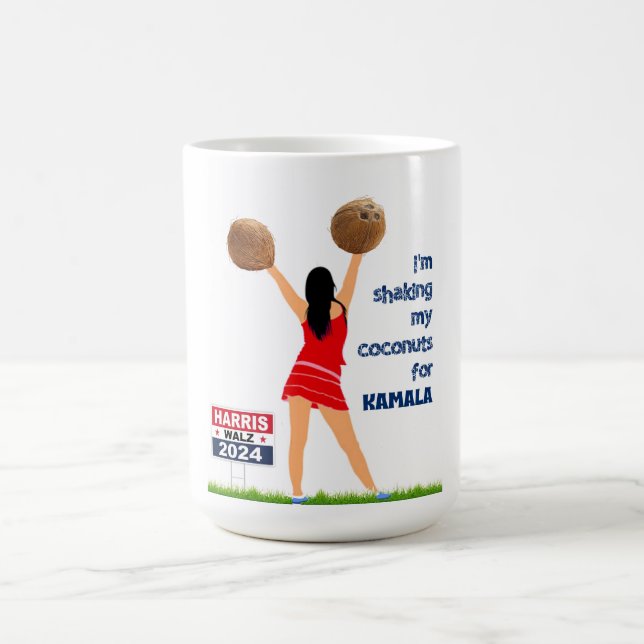 Mug Secouer mes noix de coco pour Kamala (Centre)