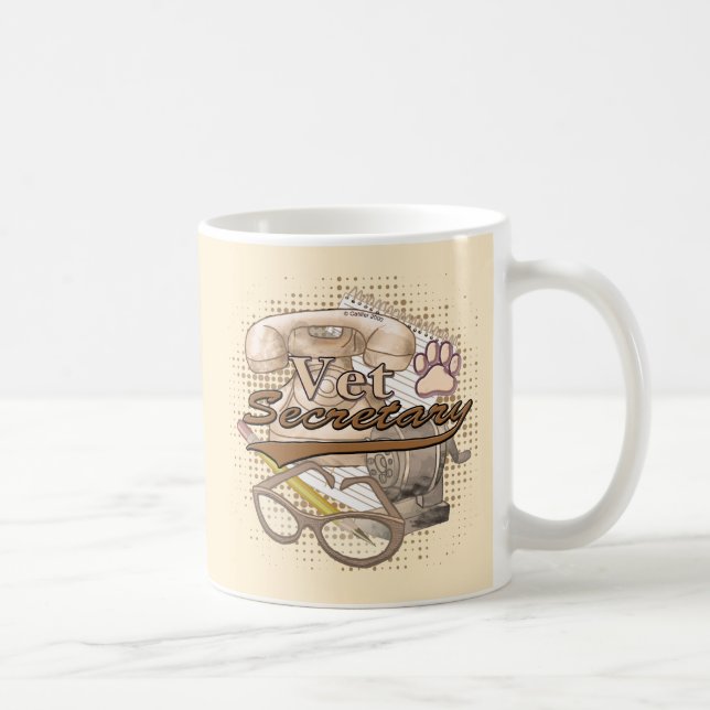 Mug Secrétaire vétérinaire (Droite)