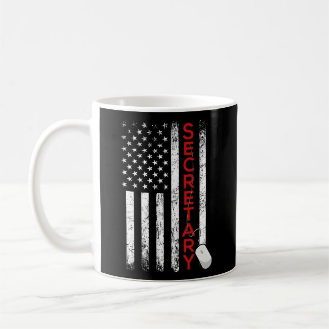 Mug Secrétariat de l'école de l'escadron de bureau App (Gauche)