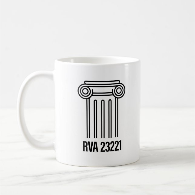 Mug Secteur de musée, RVA 23221 (Gauche)