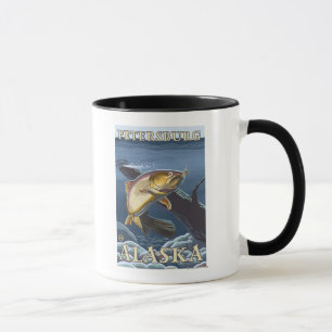 Mug Section de la pêche à la truite - Petersburg,
